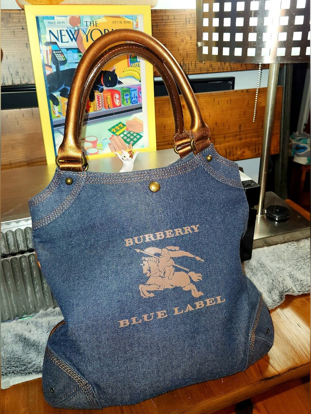 Burberry Denim Bag - Burberry Blue Label Tote Bag